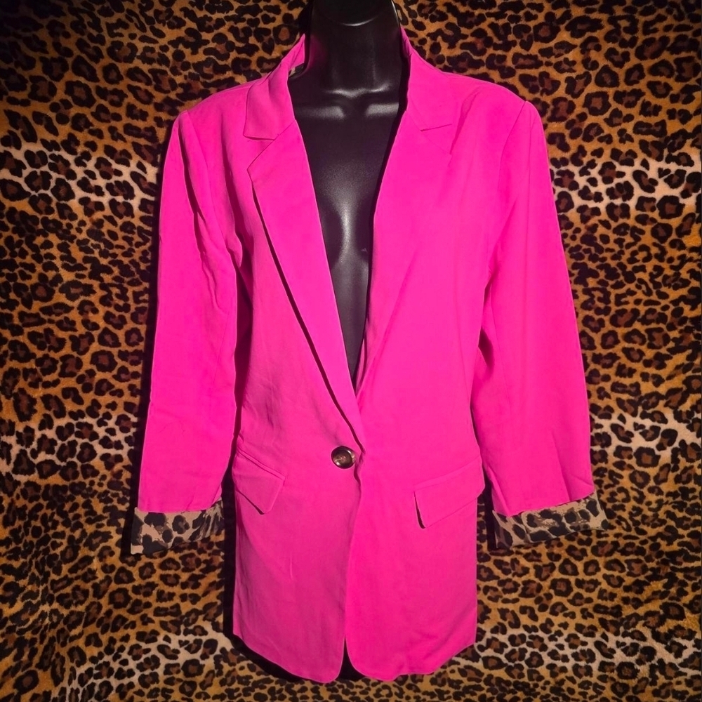JODIFL Bold Fuchsia Blazer